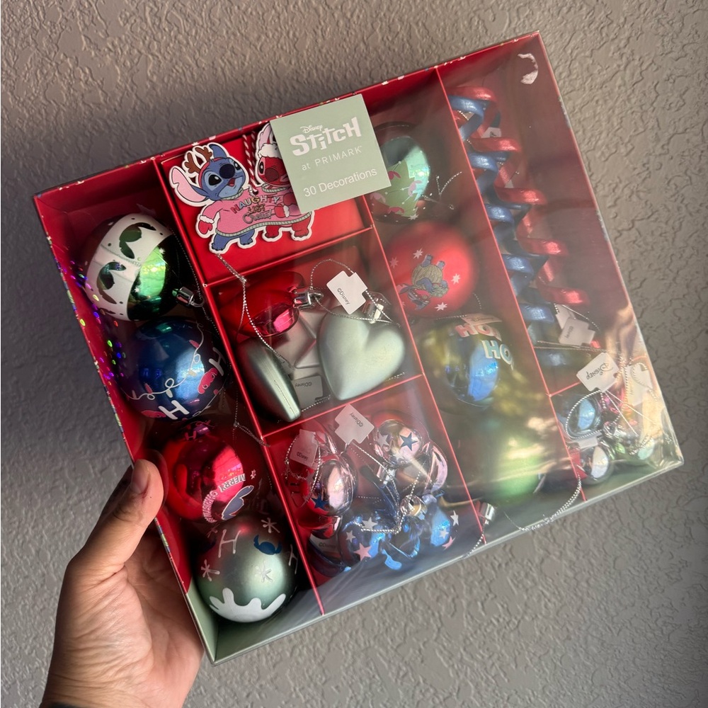 DISNEY Primark stitch ornaments 30 count